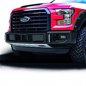 Air Design Bumper Guard - Satin Black/ Silver Polyurethane - FO20A02