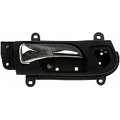 Help! By Dorman Interior Door Handle - Plastic Black Housing With Silver Lever Single - 81467