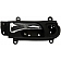 Help! By Dorman Interior Door Handle - Plastic Black Housing With Silver Lever Single - 81467