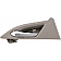 Help! By Dorman Interior Door Handle - Lever Plastic Gray Housing With Silver Lever Single - 82532
