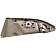 Help! By Dorman Interior Door Handle - Lever Plastic Gray Housing With Silver Lever Single - 82532