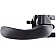 Help! By Dorman Interior Door Handle - Lever Plastic Black Single - 81980