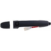 Help! By Dorman Exterior Door Handle - Plastic Black Single - 83953