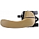 Help! By Dorman Interior Door Handle - Lever Plastic Brown Single - 81984