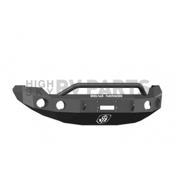 Road Armor Bumper Stealth Pre-Runner 1-Piece Design Steel Black - 66134B