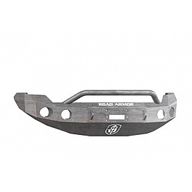Road Armor Bumper Stealth Pre-Runner 1-Piece Design Steel Natural - 66134Z