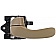 Help! By Dorman Interior Door Handle - Lever Plastic Light Beige Single - 81989
