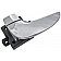 Help! By Dorman Interior Door Handle - Lever Plastic Silver Single - 82541