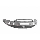 Road Armor Bumper Stealth Pre-Runner 1-Piece Design Steel Natural - 66134ZNW