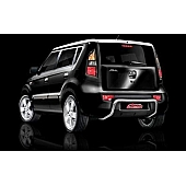 Romik USA Bumper Guard - Polished Silver Stainless Steel 1 Inch Rear - 81907413