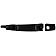 Help! By Dorman Exterior Door Handle - Plastic Black Single - 81991