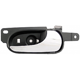 Help! By Dorman Interior Door Handle - Plastic Black Housing With Silver Lever Single - 82556