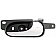 Help! By Dorman Interior Door Handle - Plastic Black Housing With Silver Lever Single - 82556