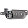 Help! By Dorman Interior Door Handle - Plastic Black Housing With Silver Lever Single - 82556