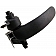 Help! By Dorman Interior Door Handle - Lever Plastic Black Single - 82558