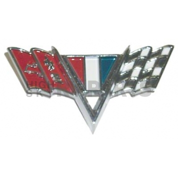 Goodmark Industries Emblem - V-Flags Metal - CA130644