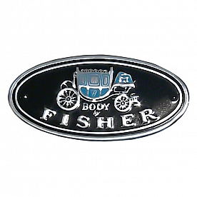 Goodmark Industries Emblem - Body By Fisher Metal - CA57664