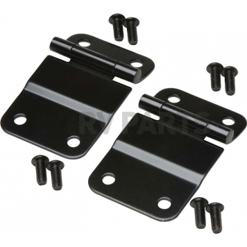 Kentrol Tailgate Hinge - Powder Coated Stainless Steel Black Set Of 2 - 50419