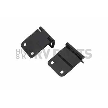 Kentrol Tailgate Hinge - Powder Coated Stainless Steel Black Set Of 2 - 50419-2