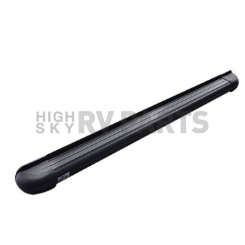 Romik USA Running Board Black Anodized Aluminum Stationary - 20024419