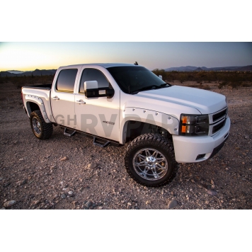 Raptor Series Nerf Bar Black Matte Powder Coated Steel - RTS21CH-2