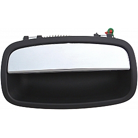 Help! By Dorman Exterior Door Handle - Plastic Silver Lever And Black Housing Single - 83591