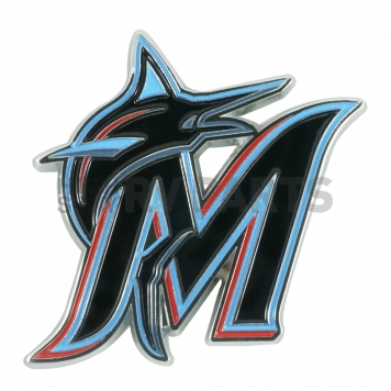 Fan Mat Emblem - MLB Miami Marlins Metal - 26625
