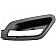 Help! By Dorman Interior Door Handle - Plastic Black Housing With Silver Lever Single - 82619