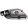 Help! By Dorman Interior Door Handle - Plastic Black Housing With Silver Lever Single - 82619
