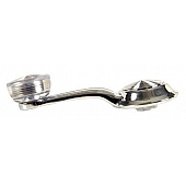 Goodmark Industries Window Crank Handle - Silver/ Clear Knob Die Cast Single - CX42169