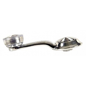 Goodmark Industries Window Crank Handle - Silver/ Clear Knob Die Cast Single - CX42169