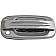 Help! By Dorman Exterior Door Handle - Plastic Silver Single - 88299