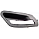 Help! By Dorman Interior Door Handle - Plastic Black Housing With Silver Lever Single - 82620