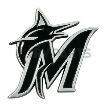 Fan Mat Emblem - MLB Miami Marlins Metal - 26629