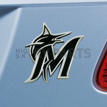 Fan Mat Emblem - MLB Miami Marlins Metal - 26629-1