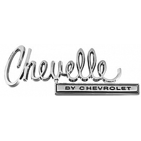 Goodmark Industries Emblem - Chevelle By Chevrolet Metal - CA70270