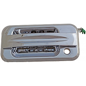 Help! By Dorman Exterior Door Handle - Plastic Silver Single - 88300