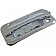 Help! By Dorman Exterior Door Handle - Plastic Silver Single - 88300