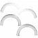 Smittybilt Fender Flare - Z1 Color Code ABS Plastic Set Of 4 - 17396Z1