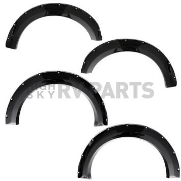 Smittybilt Fender Flare - Black ABS Plastic Set Of 4 - 17397