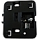 Help! By Dorman Interior Door Handle - Plastic Black Housing With Silver Lever Single - 82623