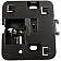 Help! By Dorman Interior Door Handle - Plastic Black Housing With Silver Lever Single - 82624