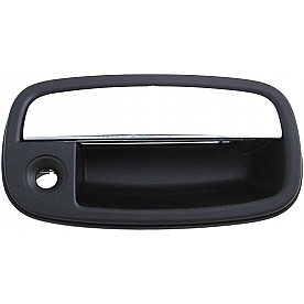 Help! By Dorman Exterior Door Handle - Plastic Silver Lever And Black Housing Single - 83594