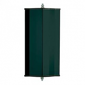 K-Source Exterior Mirror Manual Rectangular Black Single - RH066B