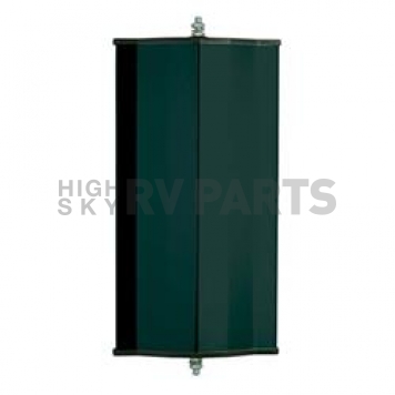 K-Source Exterior Mirror Manual Rectangular Black Single - RH066B