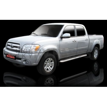 Romik USA Running Board Polished Steel Stationary - 11701428