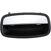 Help! By Dorman Exterior Door Handle - Plastic Silver Lever And Black Housing Single - 83596