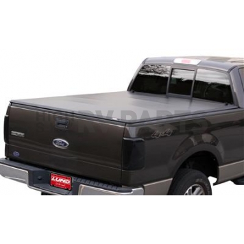 Lund International Tonneau Cover Soft Folding Black Matte Textured Vinyl - 95074