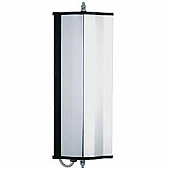 K-Source Exterior Mirror Manual Rectangular Silver Single - RH066H