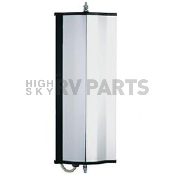 K-Source Exterior Mirror Manual Rectangular Silver Single - RH066H